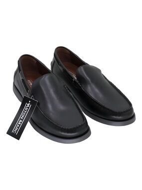 Aston Marc Mens Abrams Black Synthetic Comfort Loafers Size 8.5M